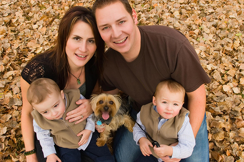 family outside